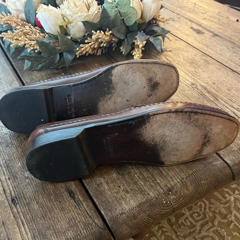 Vintage Bostonian Loafers - Made in Italy - Size 13 - Picture 4 of 7